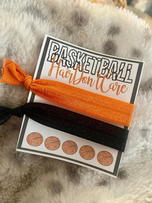 Basketball Hair Don’t Care , hair ties , team gifts